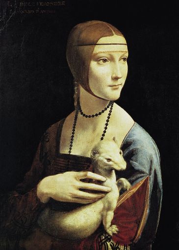 Reprodukce - Renesance - La dama con l´ermellino, Leonardo da Vinci