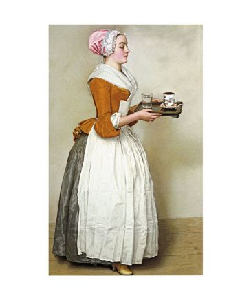 Reprodukce - Romantismus - Schokoladenmädchen, Jean Etienne Liotard