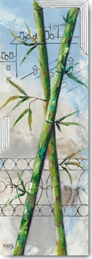 Reprodukce - Tisk na plátno - 2 Bambous, Marso