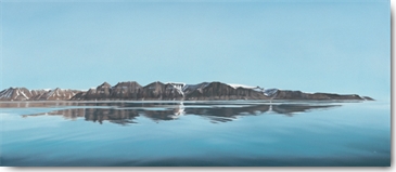 Reprodukce - Tisk na plátno - Arctic refelction, Dawn Reader