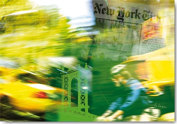 Reprodukce - Tisk na plátno - NY City Ride, Gery Luger
