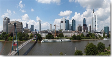 Reprodukce - Tisk na plátno - Skyline Frankfurt Panorama, Rolf Fischer