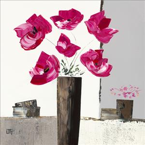 Reprodukce - Zátiší - Pivoines roses I, Bernard Ott