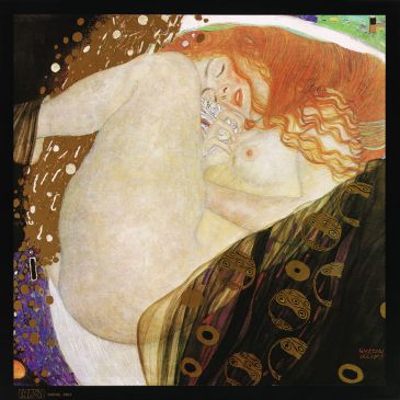Secese - Danae, 1907, Gustav Klimt