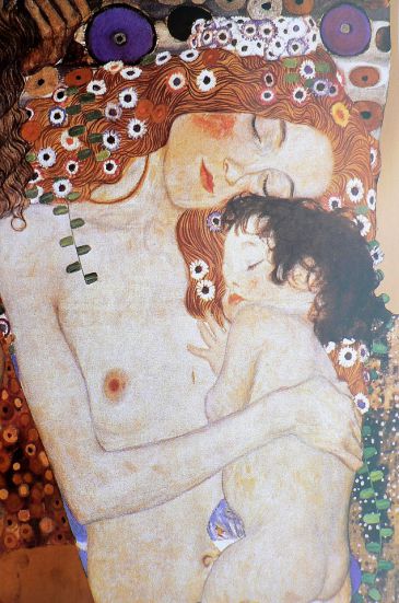 Secese - Mother and Child, Gustav Klimt