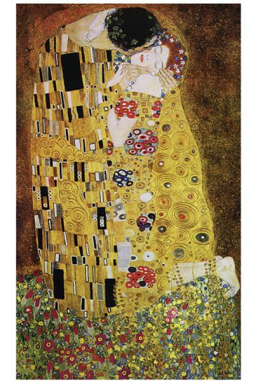 Secese - The Kiss, Gustav Klimt