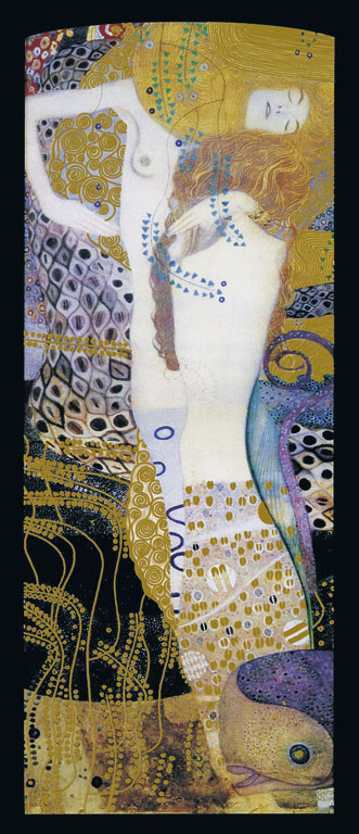 Secese - Wasserschlangen I, Gustav Klimt
