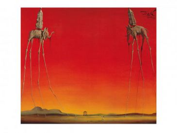 Surrealismus - Les Elephants, Salvador Dalí