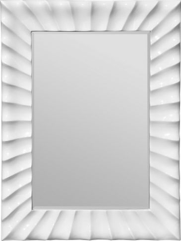 Zrcadlo 60x90 bílá lesk