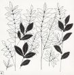 Obrazy  DES White Stitch Floral II