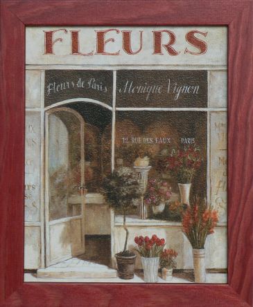 Obrazy - Fleurs, Le Fleuriste, Fabrice de Villeneuve