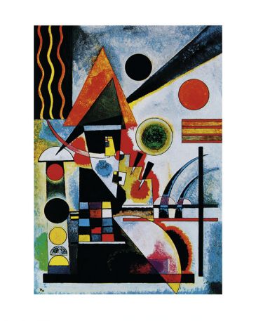 Reprodukce - Abstraktní malba - Balancement, 1925, Wassily Kandinsky
