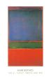 Reprodukce - Abstraktní malba - No.6 (Violet,Green and Red) 1957