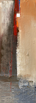 Reprodukce - Abstraktní malba - Vertical II, Flory Aerts