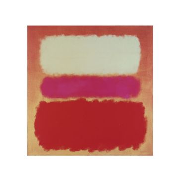 Reprodukce - Abstraktní malba - White cloud over purple, Mark Rothko