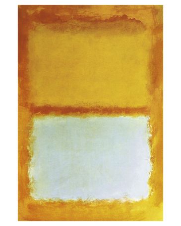 Reprodukce - Abstraktní malba - White, Orange and Yellow, Mark Rothko