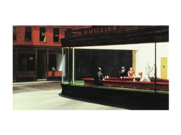Reprodukce - Americká scéna - Nighthawks, Edward Hopper