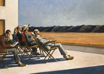 Reprodukce - Americká scéna - People in the Sun, Edward Hopper