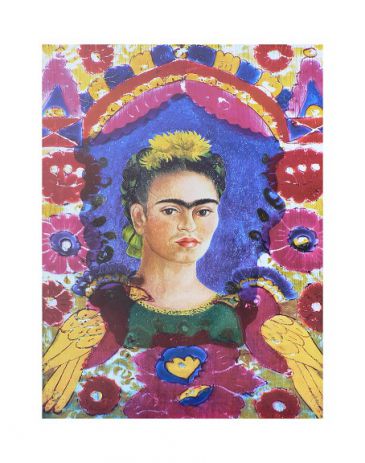 Reprodukce - Americká scéna - The Frame, Frida Kahlo