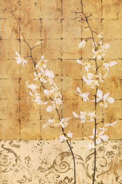 Reprodukce - Asian Art - Blossoms in Gold I, Chris Donovan
