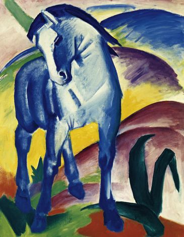 Reprodukce - Exclusive - Blaues Pferd I, Franz Marc