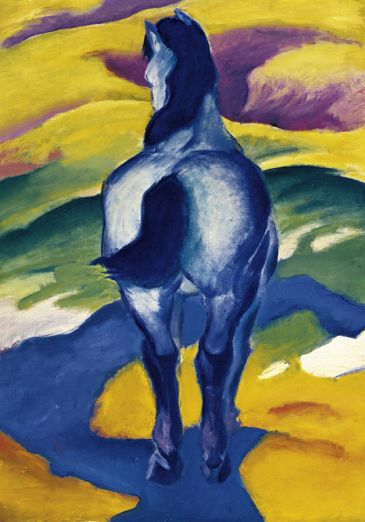 Reprodukce - Exclusive - Blaues Pferd II, Franz Marc