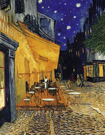 Reprodukce - Exclusive-Café-Terrasse am Abend, Vincent Van Gogh