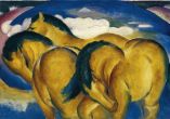 Reprodukce - Exclusive - Die kleinen gelben Pferde