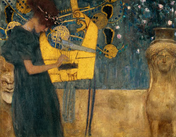 Reprodukce - Exclusive - Die Musik, Gustav Klimt