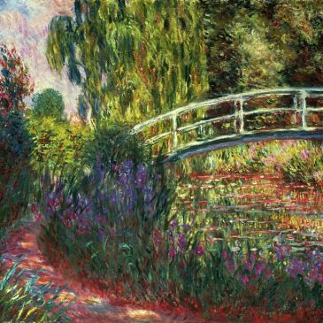 Reprodukce - Exclusive - Japanische Brücke, Claude Monet