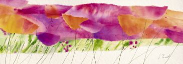 Reprodukce - Exclusive - Poppy ribbon pink, Marta Peuckert