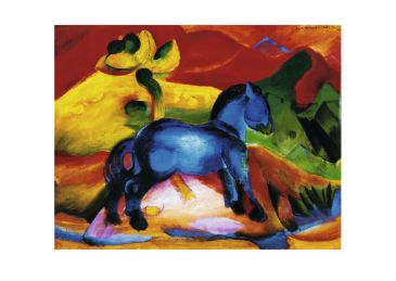 Reprodukce - Expresionismus - Das blaue Pferdchen, Franz Marc