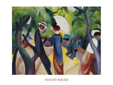 Reprodukce - Expresionismus - Promenade, August Macke