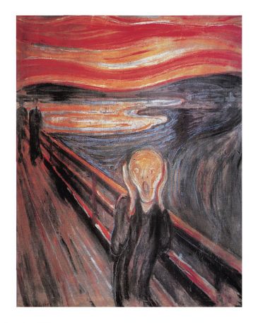 Reprodukce - Expresionismus - The Cry, Edvard Munch