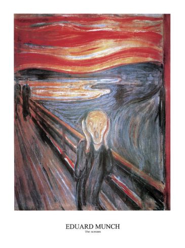 Reprodukce - Expresionismus - The Scream, Edvard Munch