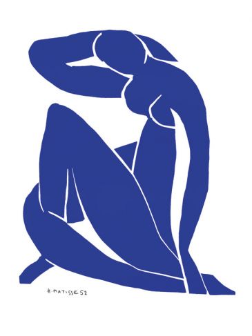 Reprodukce - Fauvismus - Nu bleu II, Henri Matisse