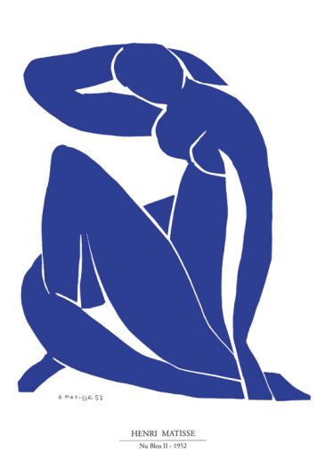 Reprodukce - Fauvismus - Nu bleu II., Henri Matisse