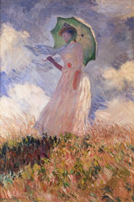Reprodukce - Impresionismu - Frau mit Sonnenschirm, Claude Monet