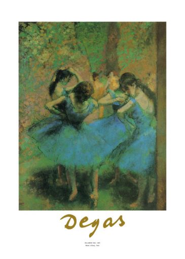 Reprodukce - Impresionismus - Ballerine blu, Edgar Degas