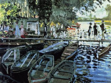Reprodukce - Impresionismus - Bathers at la Grenouillers, Claude Monet