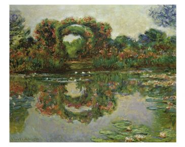 Reprodukce - Impresionismus - Blütentore in Giverny, 1913, Claude Monet