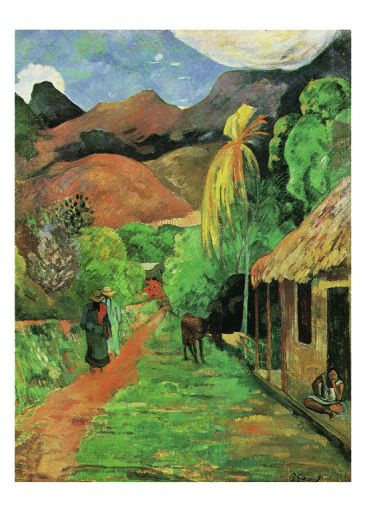 Reprodukce - Impresionismus - Chemin a papeete, Paul Gauguin