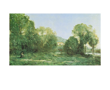 Reprodukce - Impresionismus - Etang à ville d'Avray, J.B.C. Corot