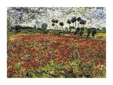 Reprodukce - Impresionismus - Field of Poppies, Vincent van Gogh