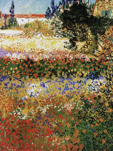 Reprodukce - Impresionismus - Giardino fiorito, Vincent van Gogh