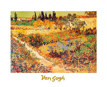Reprodukce - Impresionismus - Giardino in fioritura, Vincent van Gogh