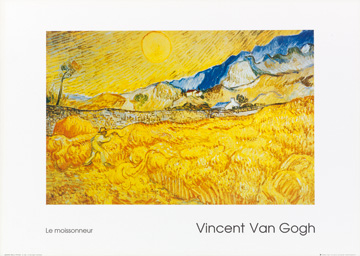 Reprodukce - Impresionismus - Il mietitore, Vincent van Gogh