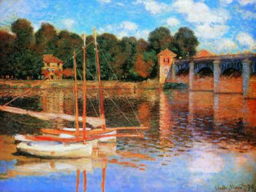 Reprodukce - Impresionismus - Il ponte di Argenteuil, Claude Monet