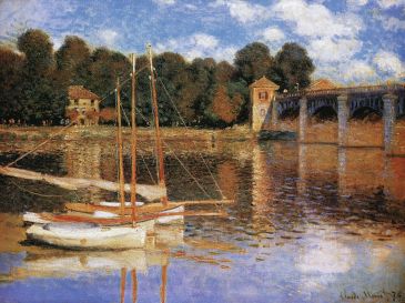 Reprodukce - Impresionismus - Il ponte di Argenteuil, Claude Monet