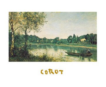 Reprodukce - Impresionismus - L'étang de ville d'Avray, J.B.C. Corot